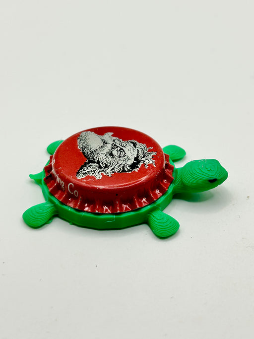 Santa Clause - Evansville Brewing - Bottle Cap Magnet Turtle Shell Shocked Art
