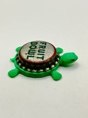 Fruit Bowl (Vintage) - Bottle Cap Magnet Turtle Shell Shocked Art
