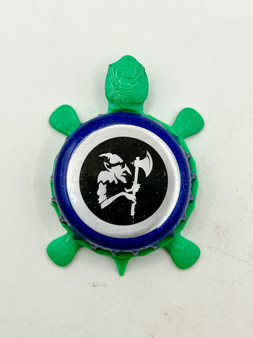 Hobgoblin (Blue & Silver) - Bottle Cap Magnet Turtle (Copy) Shell Shocked Art