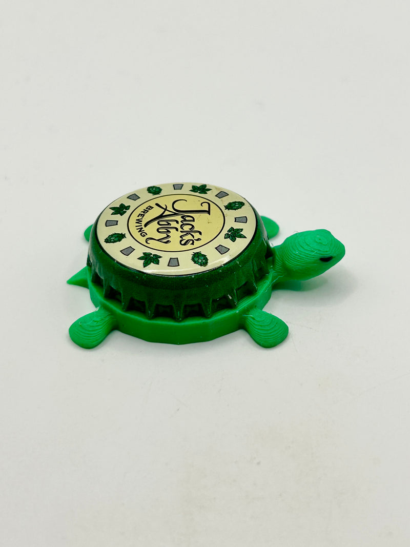 Jack’s Abby Brewing (Vintage) - Bottle Cap Magnet Turtle Shell Shocked Art