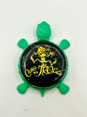 Cuvée des Trolls - Bottle Cap Magnet Turtle Shell Shocked Art