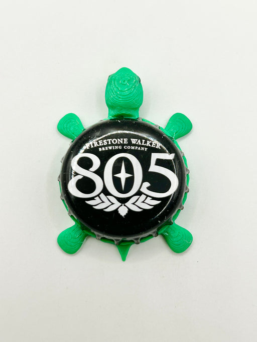 Firestone Walker Brewing (805) - Bottle Cap Magnet Turtle Shell Shocked Art