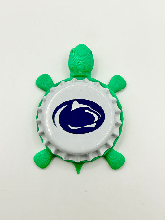 Penn State (Nittany Lion) - Bottle Cap Magnet Turtle