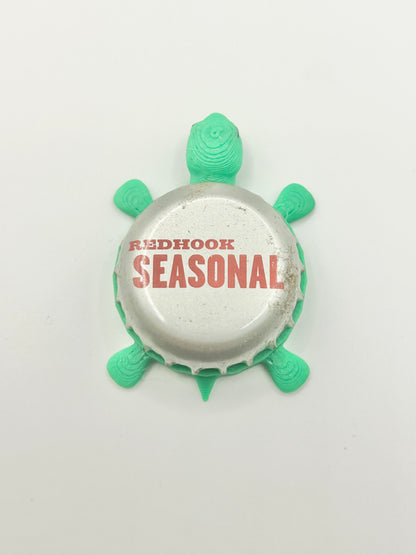 Red Hook Seasonal Ale (Vintage) - Bottle Cap Magnet Turtle Shell Shocked Art