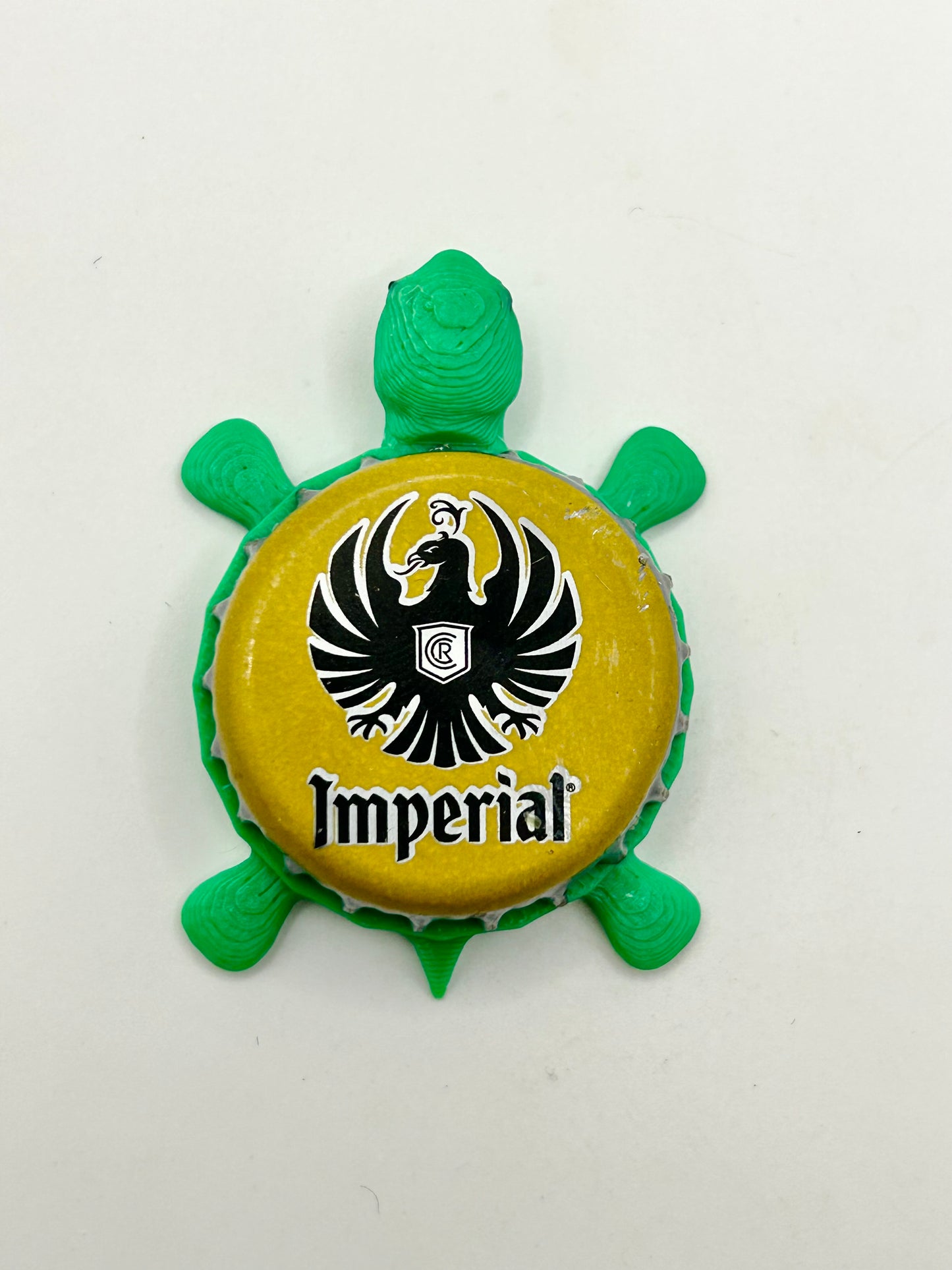 Imperial Lager (Costa Rica) - Bottle Cap Magnet Turtle