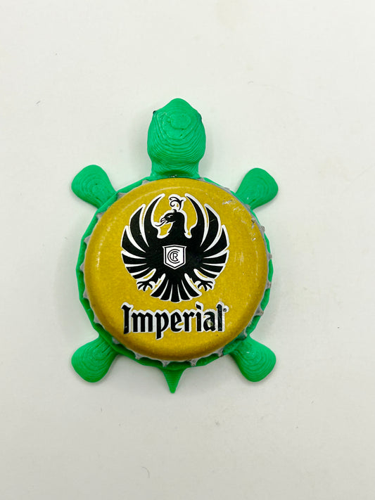 Imperial Lager (Costa Rica) - Bottle Cap Magnet Turtle