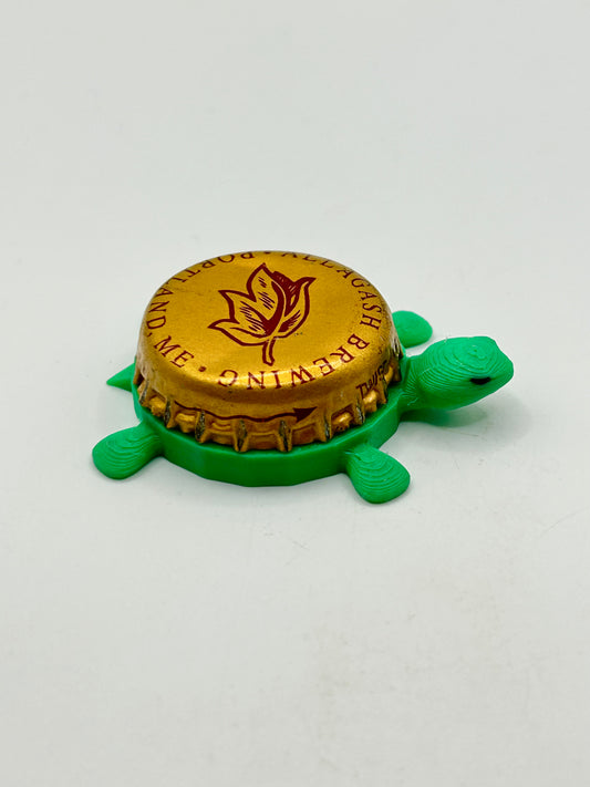 Allagash Brewing (Vintage) - Bottle Cap Magnet Turtle Shell Shocked Art