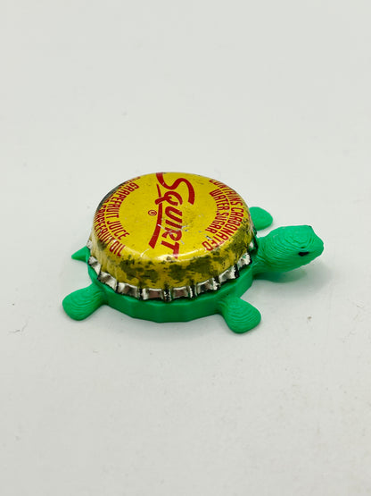 Squirt Soda (Vintage, Design 2) - Bottle Cap Magnet Turtle Shell Shocked Art