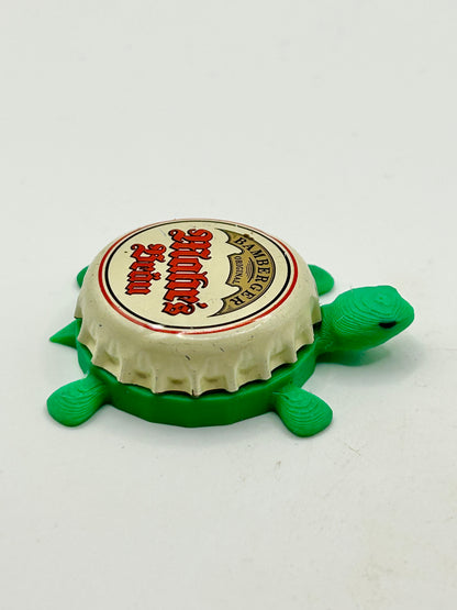 Bamberger Mahr’s Brau (Beige) - Bottle Cap Magnet Turtle Shell Shocked Art