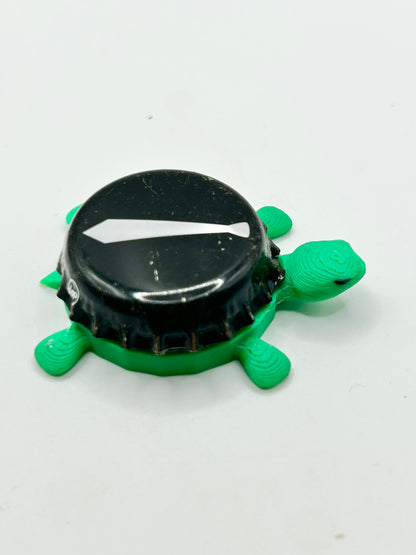 Monday Night Brewing - Bottle Cap Magnet Turtle Shell Shocked Art
