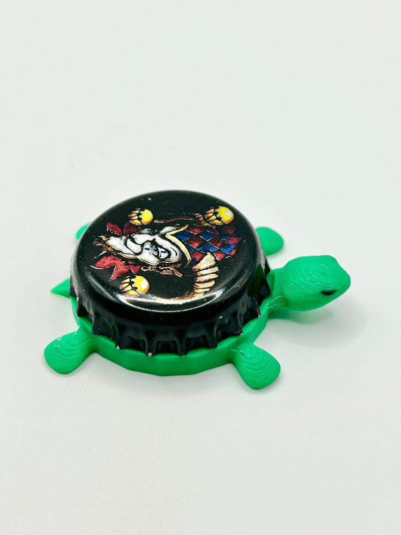 Weyerbacher (Jester) - Bottle Cap Magnet Turtle Shell Shocked Art