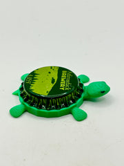 Adirondack Brewery (4,059 ft) - Bottle Cap Magnet Turtle Shell Shocked Art