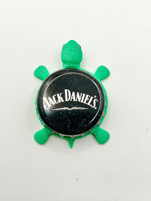 Jack Daniel’s - Bottle Cap Magnet Turtle Shell Shocked Art