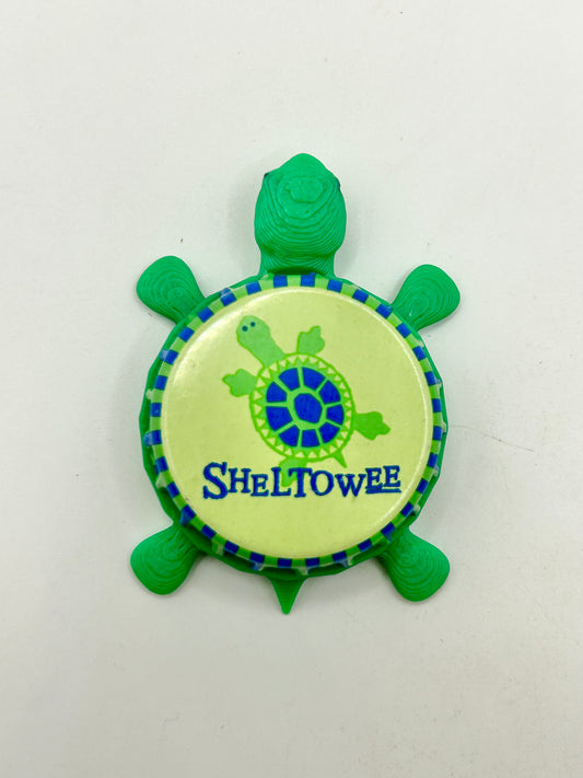 Sheltowee Brewing - Bottle Cap Magnet Turtle
