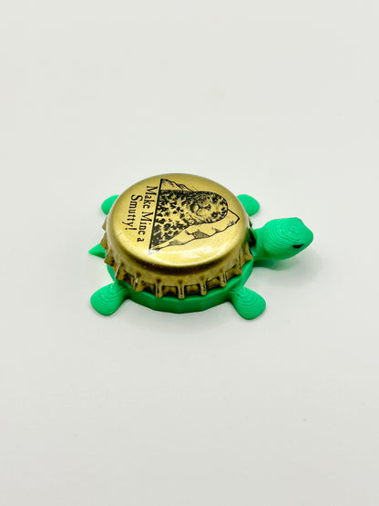 Smuttynose Brewery (Make Mine A Smutty) - Bottle Cap Magnet Turtle Shell Shocked Art