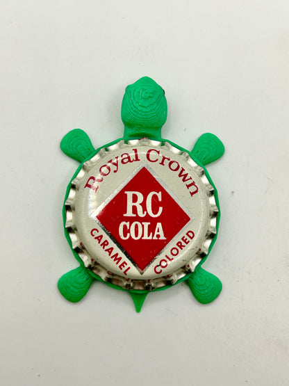 RC Cola (Vintage) - Bottle Cap Magnet Turtle Shell Shocked Art