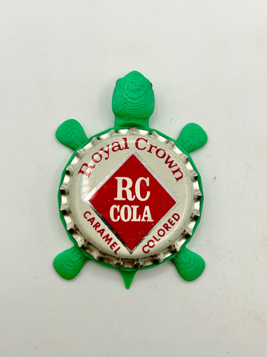 RC Cola (Vintage) - Bottle Cap Magnet Turtle Shell Shocked Art