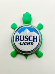 Busch Light (Mountains) - Bottle Cap Magnet Turtle Shell Shocked Art