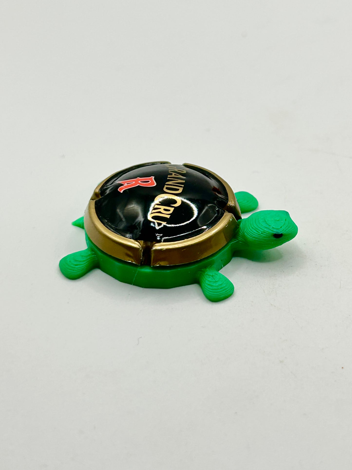Rodenbach Grand Cru Beer (Cork Cage Cap) - Bottle Cap Magnet Turtle Shell Shocked Art