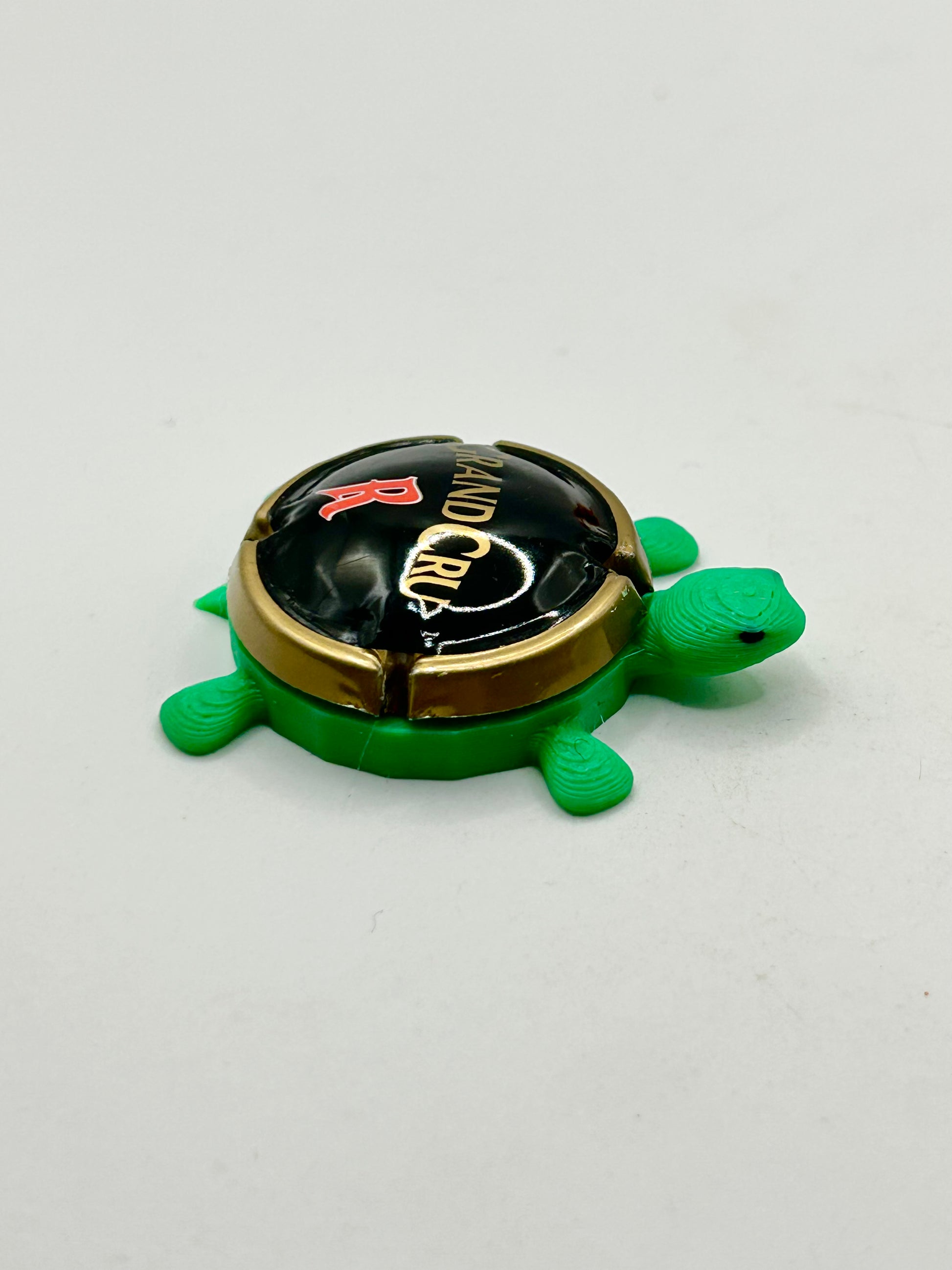 Rodenbach Grand Cru Beer (Cork Cage Cap) - Bottle Cap Magnet Turtle Shell Shocked Art