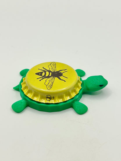 Plan Bee Brewing - Bottle Cap Magnet Turtle Shell Shocked Art