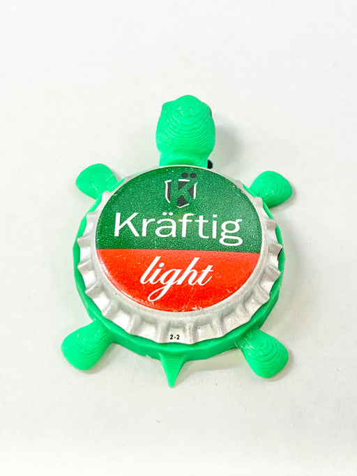 Kraftig Light - Bottle Cap Magnet Turtle Shell Shocked Art