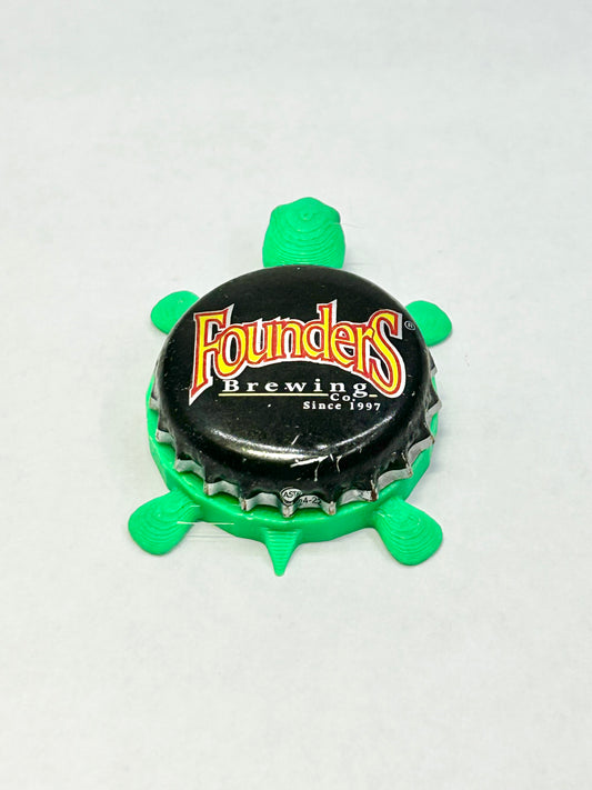 Founders Brewing - Bottle Cap Magnet Turtle