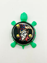 Weyerbacher (Jester) - Bottle Cap Magnet Turtle Shell Shocked Art