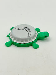Burial Brewing - Bottle Cap Magnet Turtle Shell Shocked Art