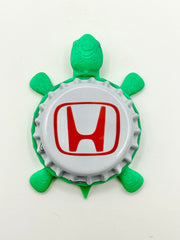 Honda - Bottle Cap Magnet Turtle Shell Shocked Art