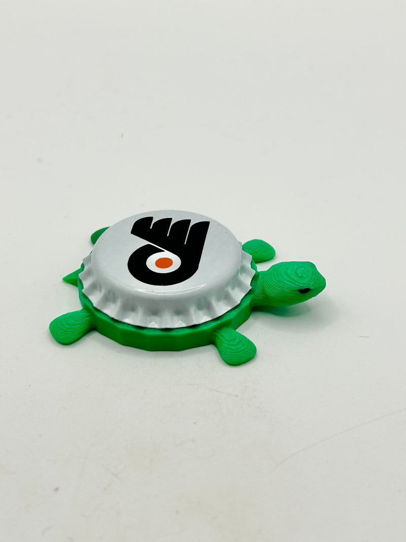 Philadelphia Flyers - Bottle Cap Magnet Turtle Shell Shocked Art