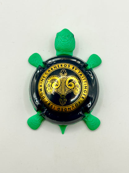 Domaine Carneros By Taittinger - Bottle Cap Magnet Turtle Shell Shocked Art