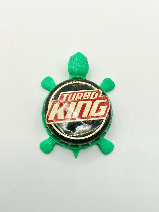 Turbo King - Bottle Cap Magnet Turtle