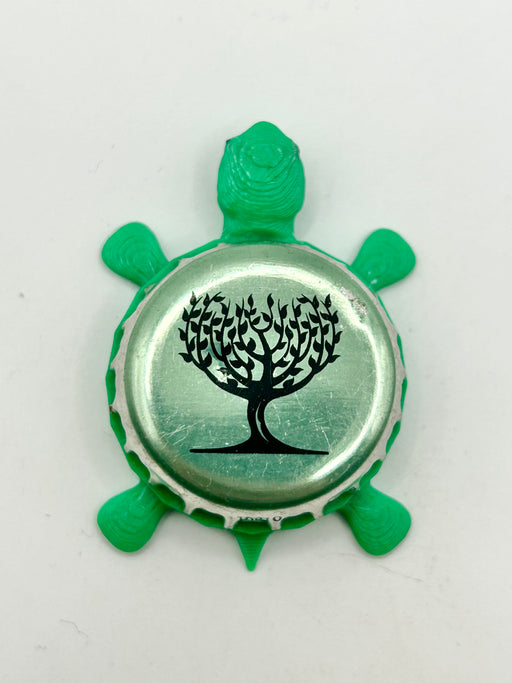 Fever Tree Ginger Beer (Light Green) - Bottle Cap Magnet Turtle Shell Shocked Art
