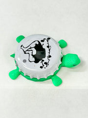 Short’s Brewing - Bottle Cap Magnet Turtle Shell Shocked Art