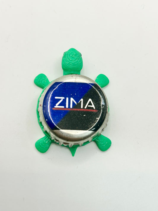 Zima (Vintage) - Bottle Cap Magnet Turtle