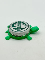 Calistoga - Bottle Cap Magnet Turtle Shell Shocked Art