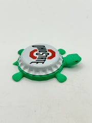 Ohio State - Bottle Cap Magnet Turtle Shell Shocked Art