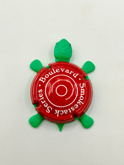 Boulevard Brewing Smokestack Series (Cork Cage Cap) - Bottle Cap Magnet Turtle Shell Shocked Art