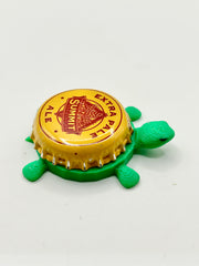 Summit Extra Pale Ale - Bottle Cap Magnet Turtle Shell Shocked Art