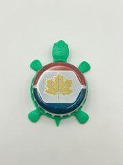 Molson Limited Design - Bottle Cap Magnet Turtle Shell Shocked Art
