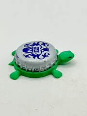 Old Milwaukee (Vintage Blue) - Bottle Cap Magnet Turtle Shell Shocked Art
