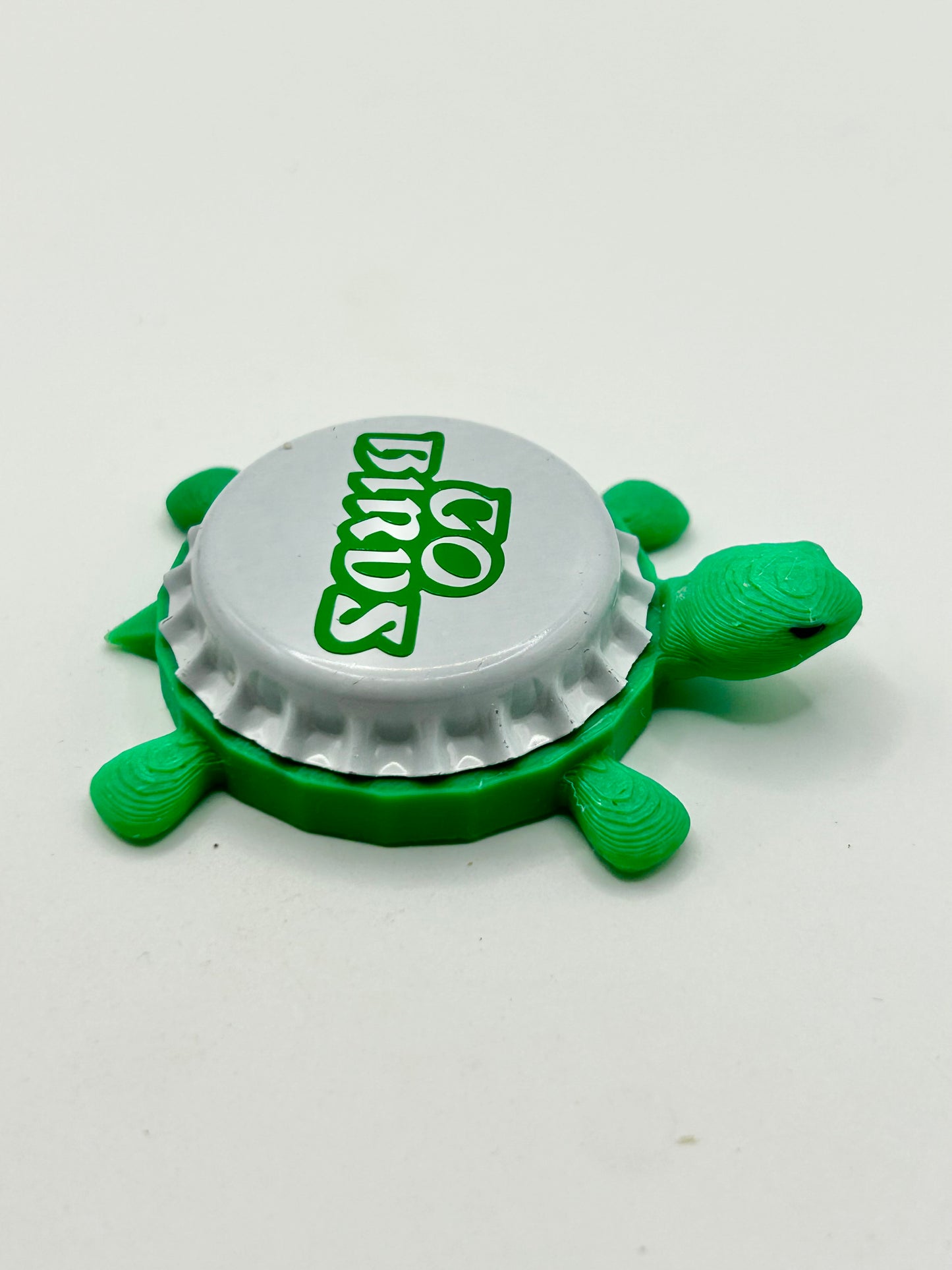 Go Birds - Philadelphia - Bottle Cap Magnet Turtle