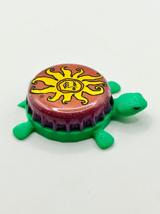 Bell's Oberon Ale (Gradient Sun) - Bottle Cap Magnet Turtle