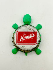 Hamm’s (Vintage) - Bottle Cap Magnet Turtle Shell Shocked Art