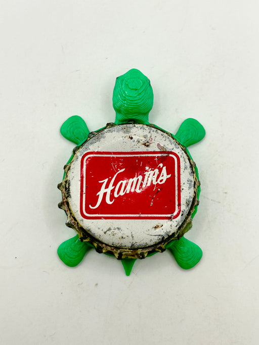 Hamm’s (Vintage) - Bottle Cap Magnet Turtle Shell Shocked Art