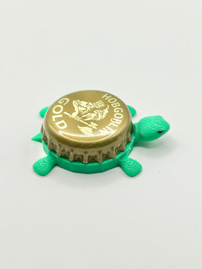 Hobgoblin Gold - Bottle Cap Magnet Turtle Shell Shocked Art