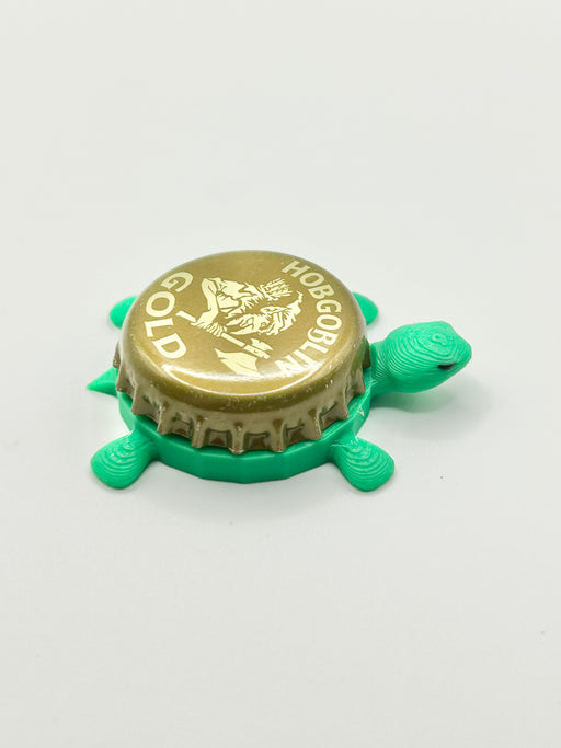 Hobgoblin Gold - Bottle Cap Magnet Turtle Shell Shocked Art