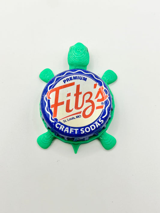 Fitz’s Craft Sodas - Bottle Cap Magnet Turtle