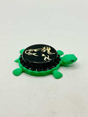 Evil Horse Brewing - Bottle Cap Magnet Turtle Shell Shocked Art